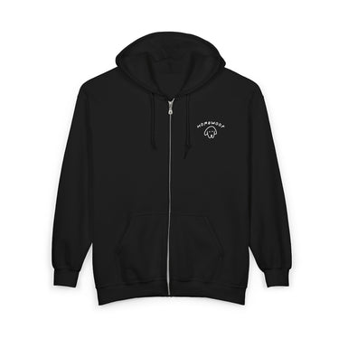 Life is Better with a Dog -- Beach (Back Print) | Morewoof Full Zip Hoodie for Dog Lovers | Summer Collection | Life Is Better With A Dog Collection