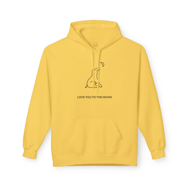 Daisy Love You To The Moon hoodie from MoreWoof