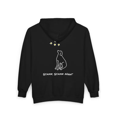 Starry, Starry Night | Morewoof Full Zip Hoodie for Dog Lovers | Winter Collection