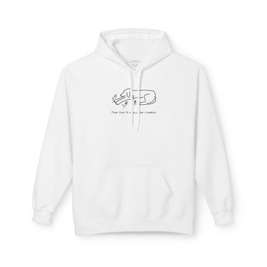 Take Time To Smell The Flowers | Softstyle Fleece Hoodie | Spring Collection