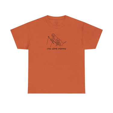 Dog Gone Fishing | Soft Cotton Tee | Summer Collection