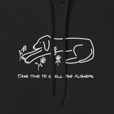 Take Time To Smell The Flowers | Softstyle Fleece Hoodie | Spring Collection