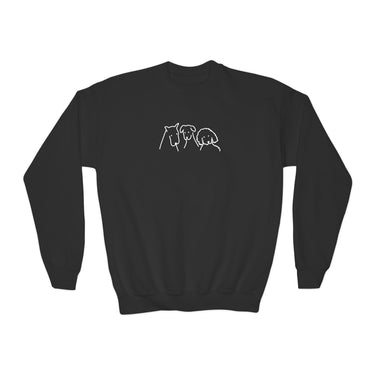 Three Dogs | Youth Crewneck Sweatshirt