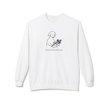Dogs Give Unconditional Love | Softstyle Fleece Sweatshirt | Spring Colllection