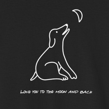 Love You To The Moon And Back | Soft Cotton Tee | Fall Collection