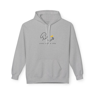 Love Like A Dog | Softstyle Fleece Hoodie | Color Collection