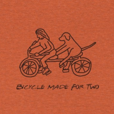 Bicycle Made For Two | Soft Cotton Tee | Spring Collection