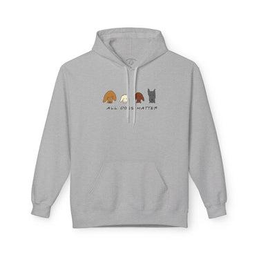 All Dogs Matter | Softstyle Fleece Hoodie | Rescue Collection | Color Collection