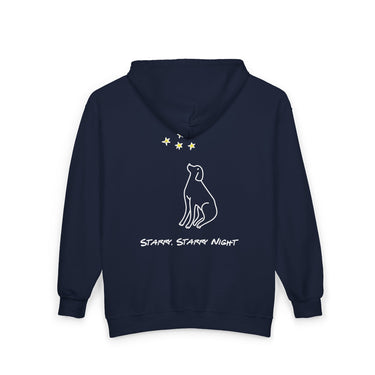 Starry, Starry Night | Morewoof Full Zip Hoodie for Dog Lovers | Winter Collection
