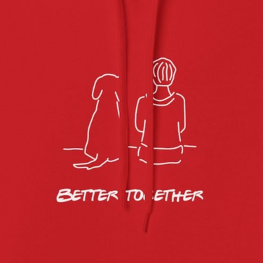 Better Together | Morewoof Softstyle Fleece Hoodie