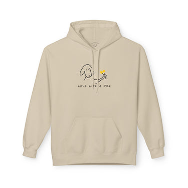 Love Like A Dog | Softstyle Fleece Hoodie | Color Collection