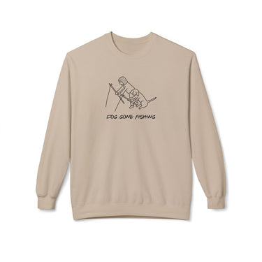 Dog Gone Fishing | Softstyle Fleece Sweatshirt | Summer Collection