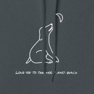 Love You To The Moon And Back | Softstyle Fleece Hoodie | Fall Collection