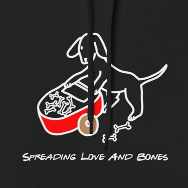Spreading Love And Bones | Softstyle Fleece Hoodie | Color Collection