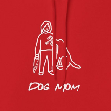 Dog Mom | Softstyle Fleece Hoodie