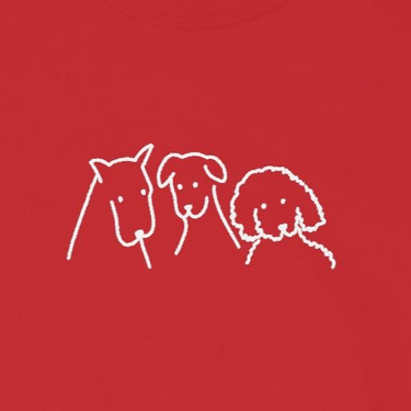 Three Dogs | Youth Crewneck Sweatshirt