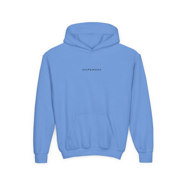 Kid's Hoodie with Heartwarming Dog and Youth (Back Print) Design for People who Love Dogs