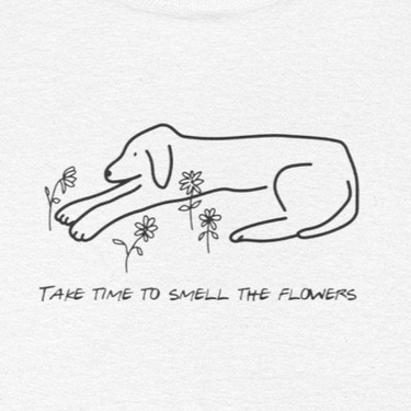 Take Time To Smell The Flowers | Soft Cotton Tee| Spring Collection