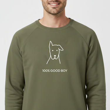 100% Good Boy | Softstyle Fleece Sweatshirt | Rescue Collection
