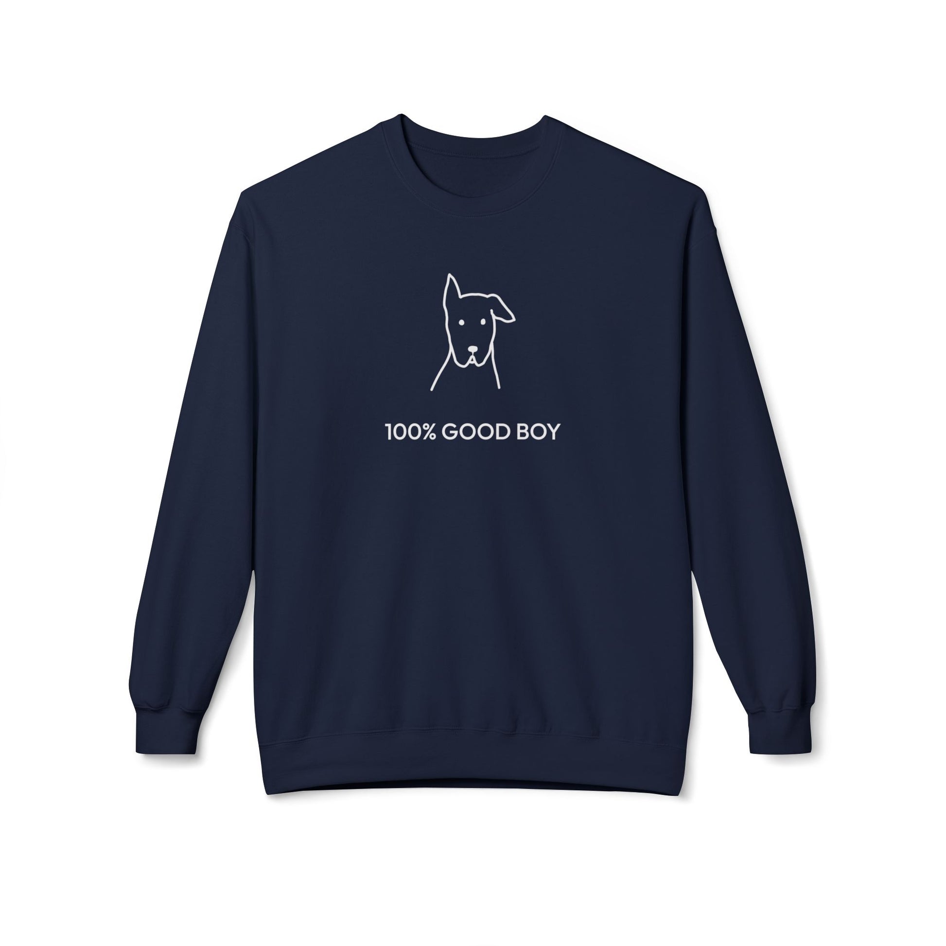 100% Good Boy | Softstyle Fleece Sweatshirt | Rescue Collection