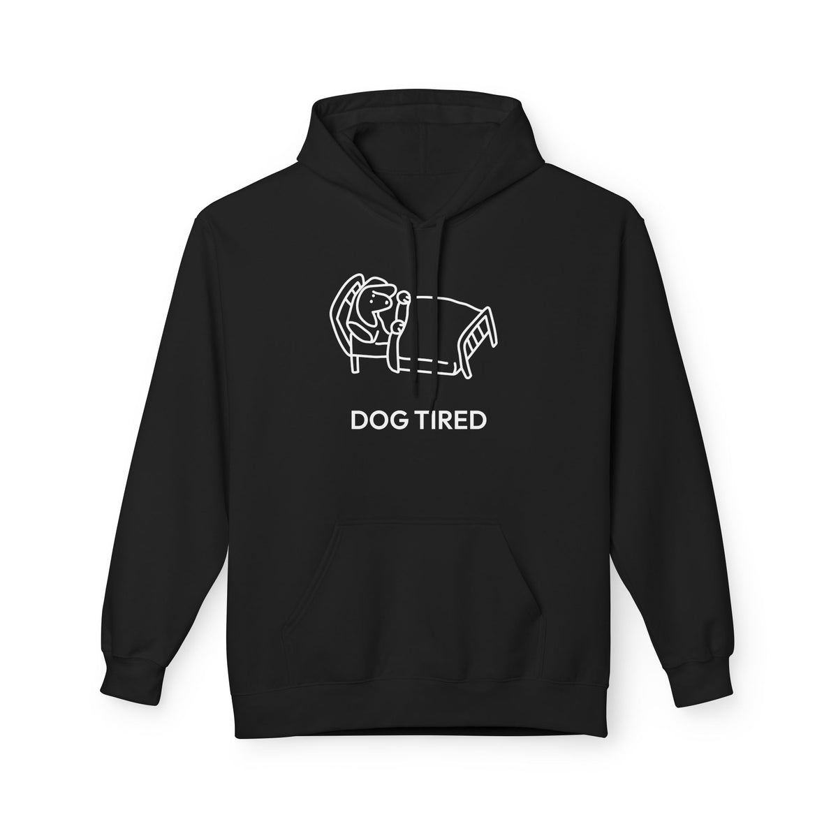 Dog Tired | Soft Fleece Hoodie