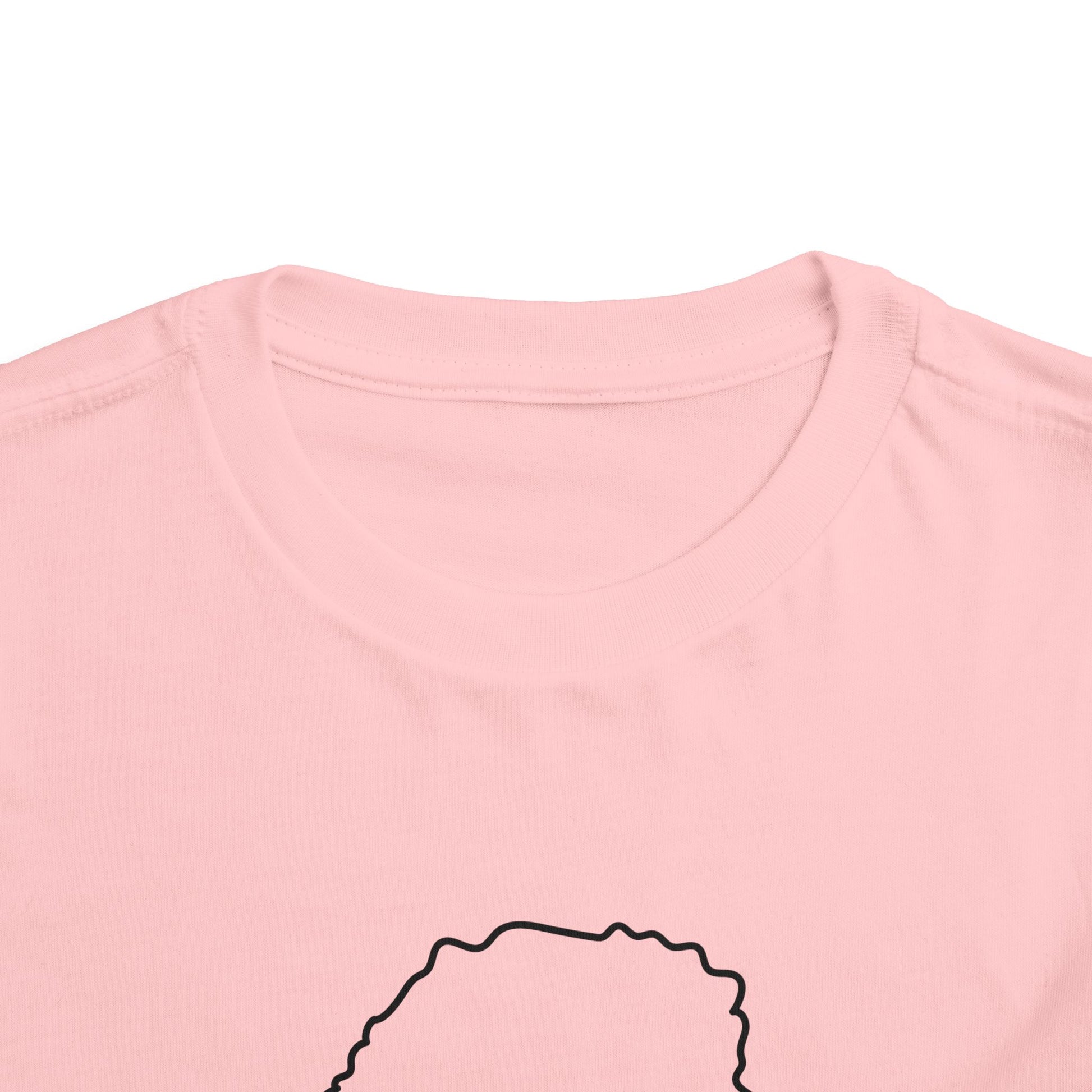"Curly" |Toddler Short-Sleeved Tee | Face Time Collection
