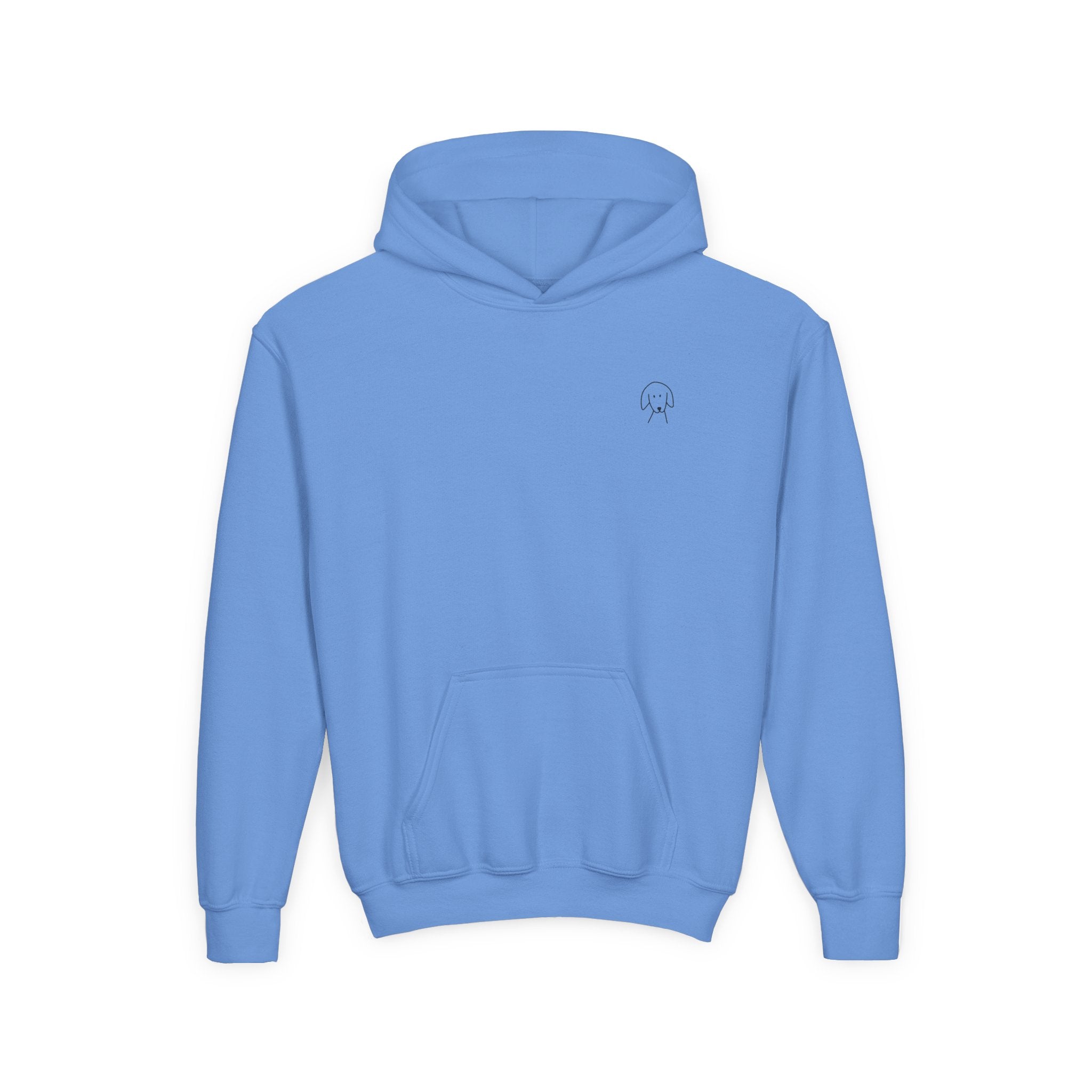 "Better Together" Youth Hoodie (Back Print Design) for Kids Who Love Dogs | Color Collection
