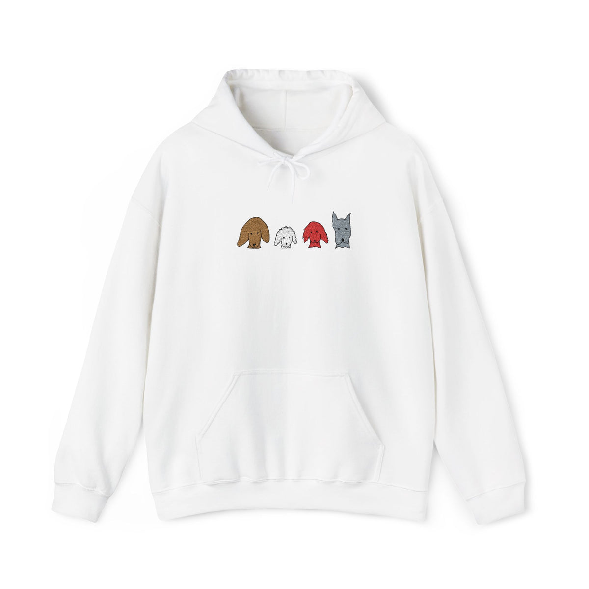 All Dogs Count (No Text) – Embroidered Hoodie