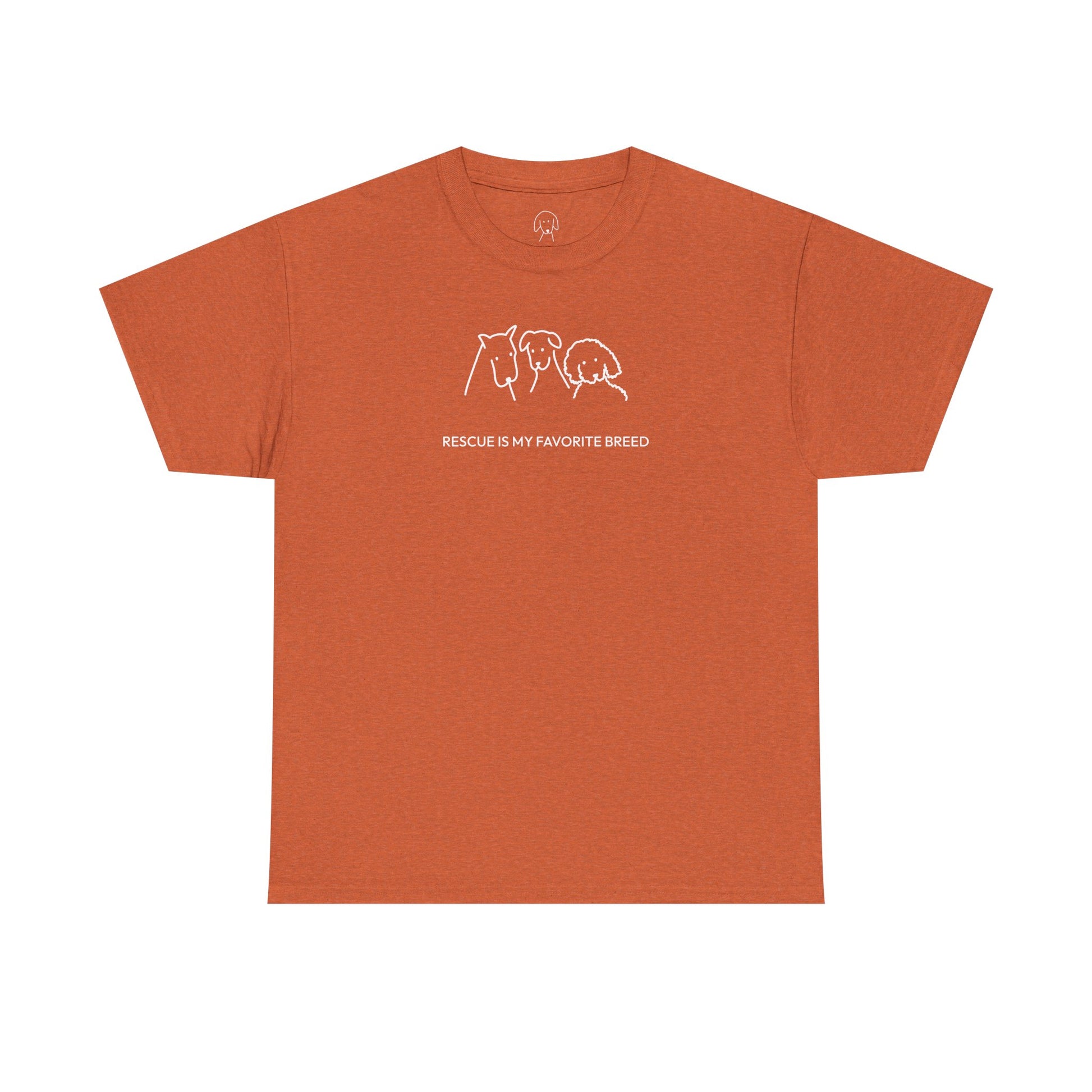 Rescue Is My Favorite Breed | Soft Cotton Tee | Rescue Collection