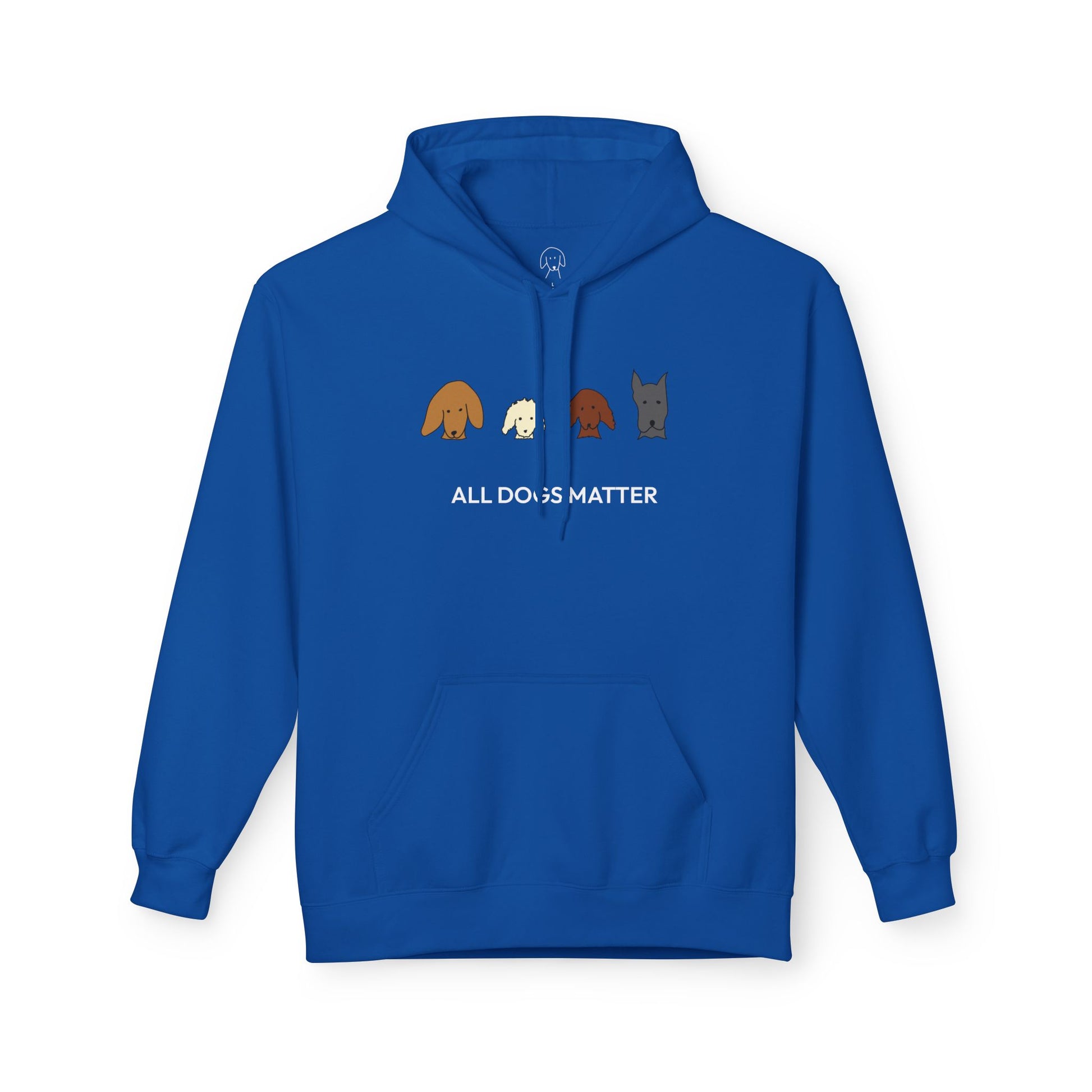 All Dogs Matter | Softstyle Fleece Hoodie | Rescue Collection | Color Collection