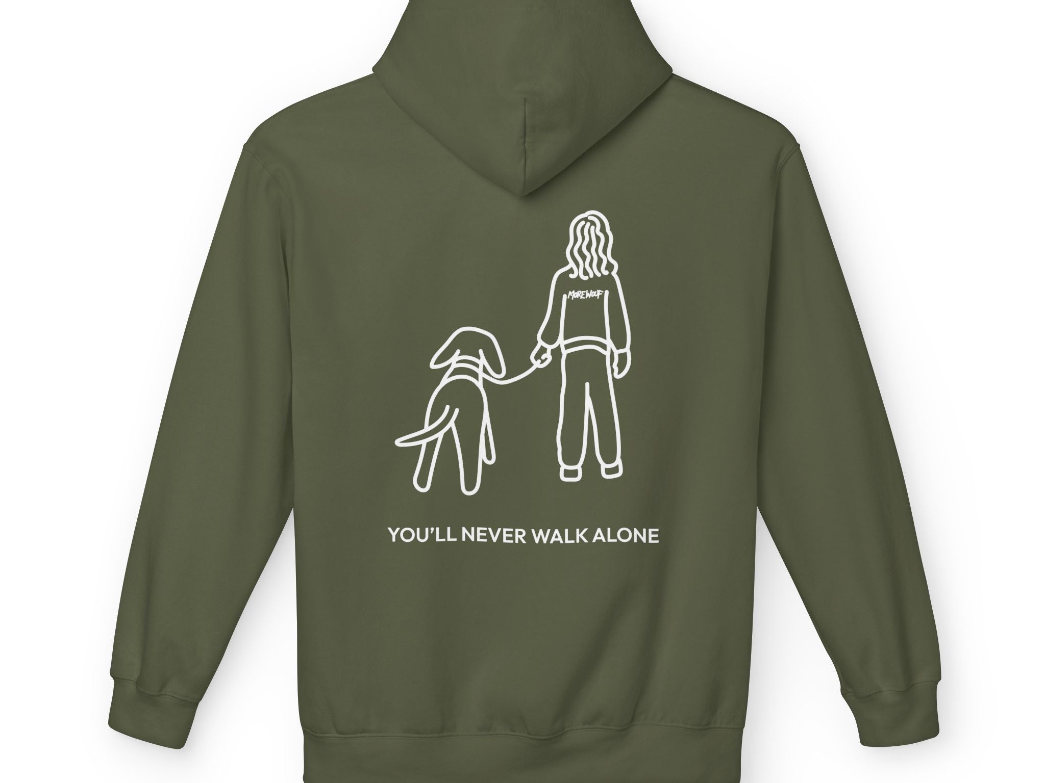 You'll Never Walk Alone (Back Print) | Soft Fleece Hoodie