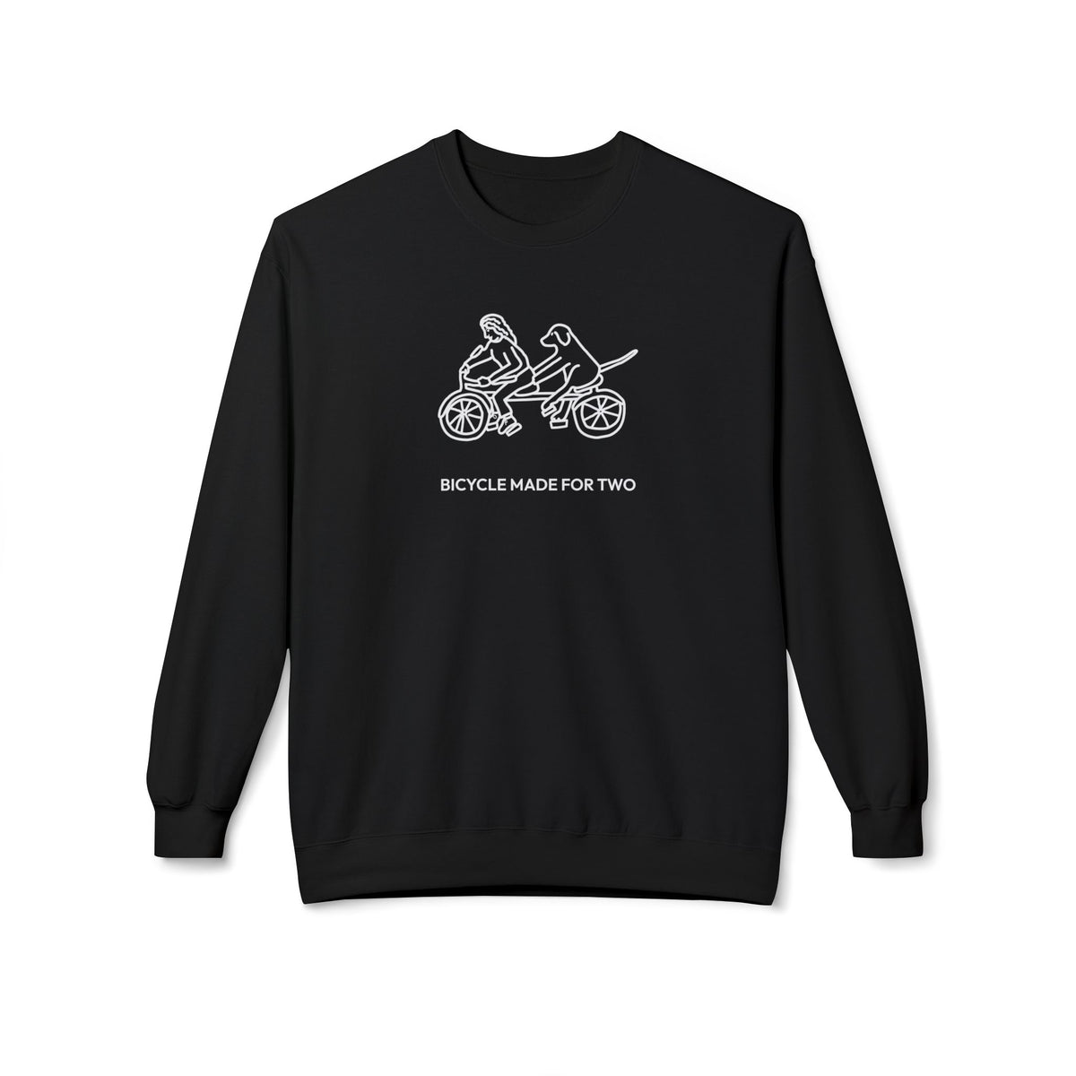 Bicycle Made For Two | Soft Fleece Sweatshirt | Spring Collection