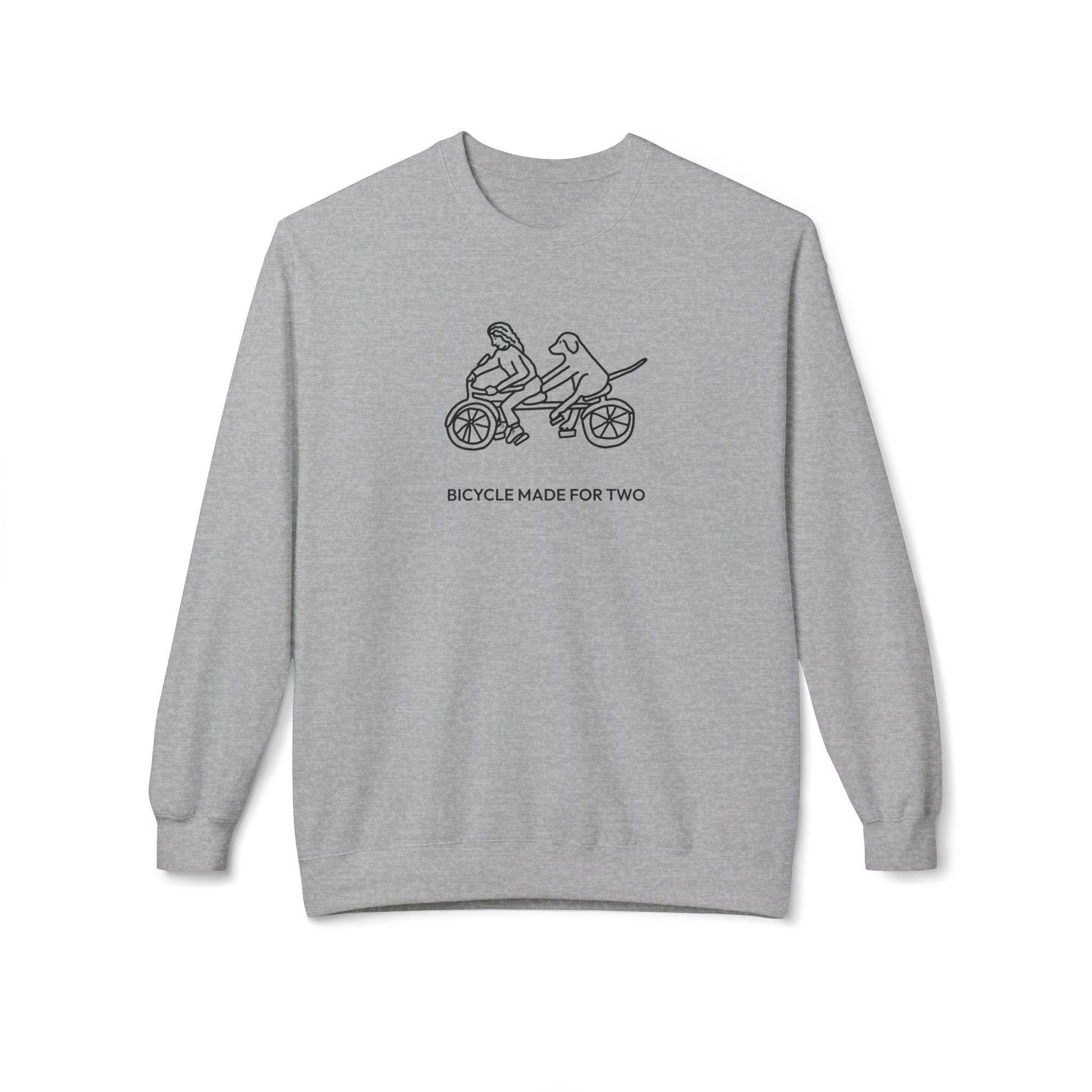 Bicycle Made For Two | Softstyle Fleece Sweatshirt | Spring Collection
