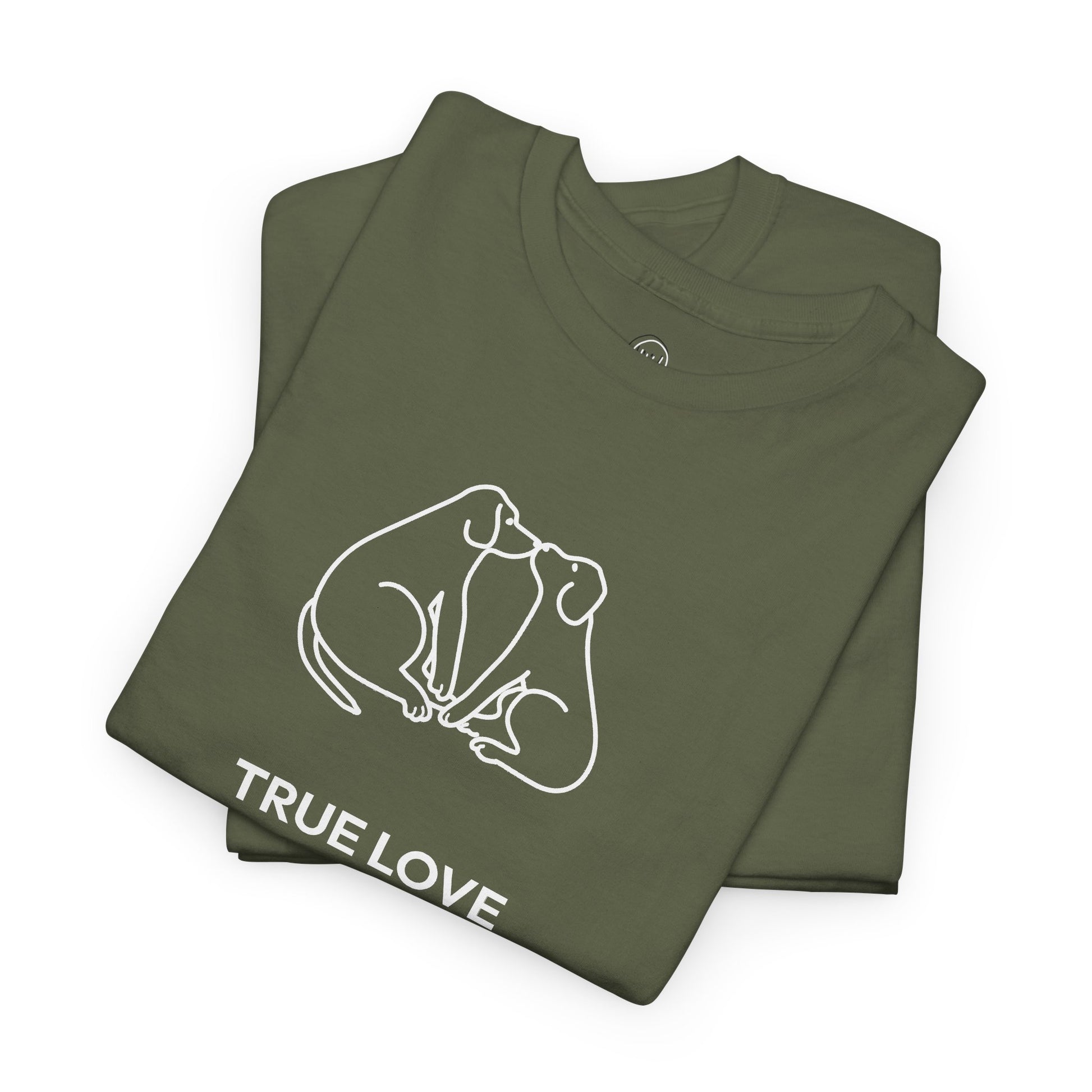 Cat Kisses T-Shirt — Minimal Line Art Cats Graphic Tee