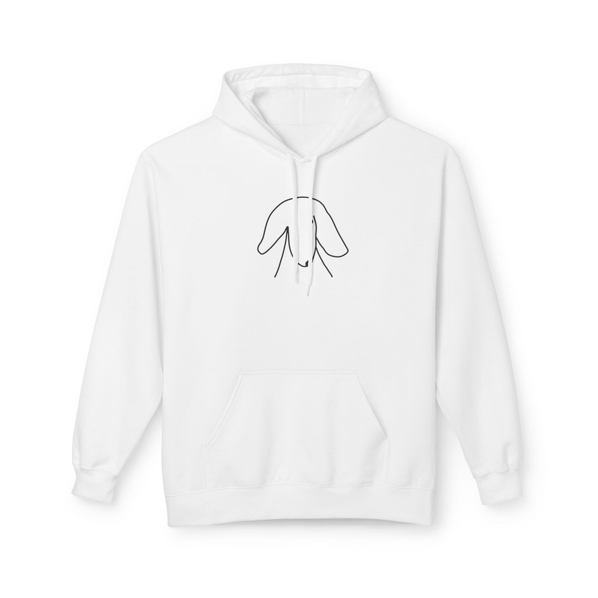 "Sideways Glance" | Soft Fleece Hoodie | Face Time Collection