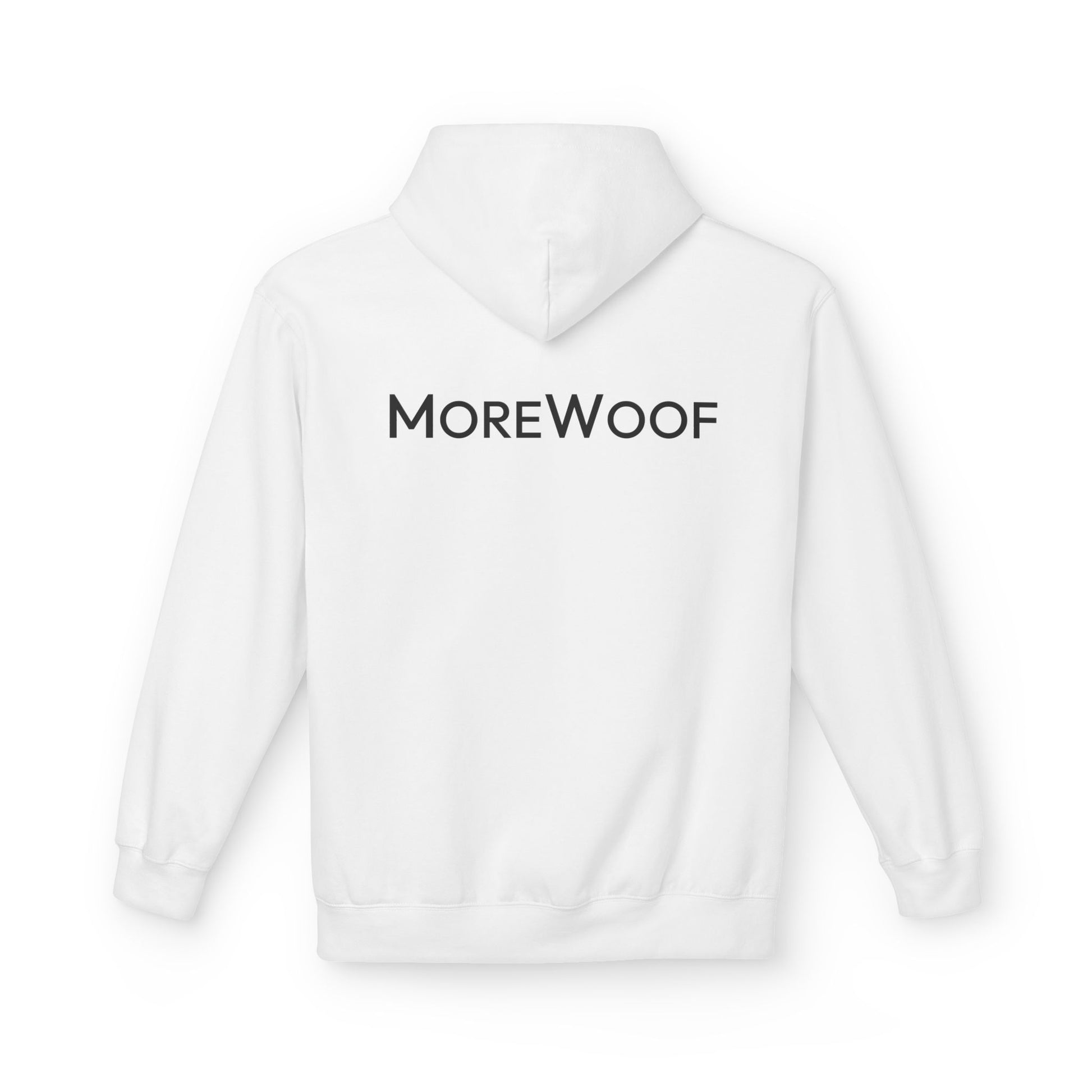 Who Rescued Who? | Morewoof Softstyle Fleece Hoodie | Rescue Collection