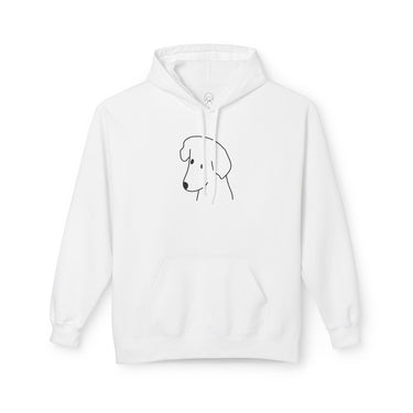 "Happy Dog" | Softstyle Fleece Hoodie | Face Time Collection