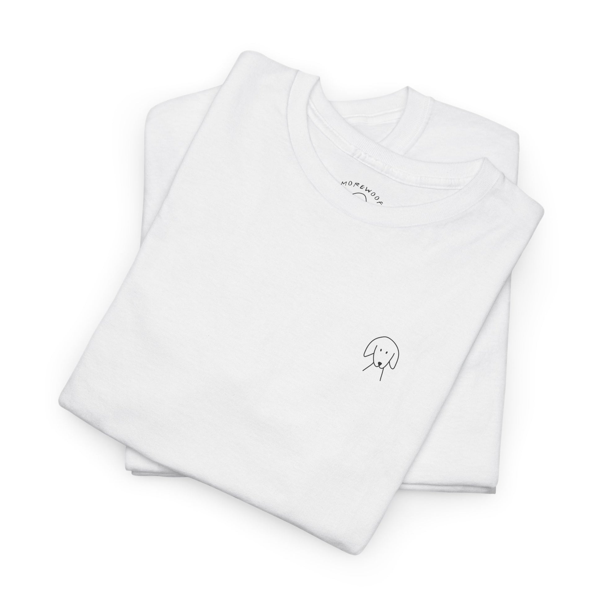 Life Is Better With A Dog -- Bicycle (Back Print) | Soft Cotton Tee | Life Is Better With A Dog Collection