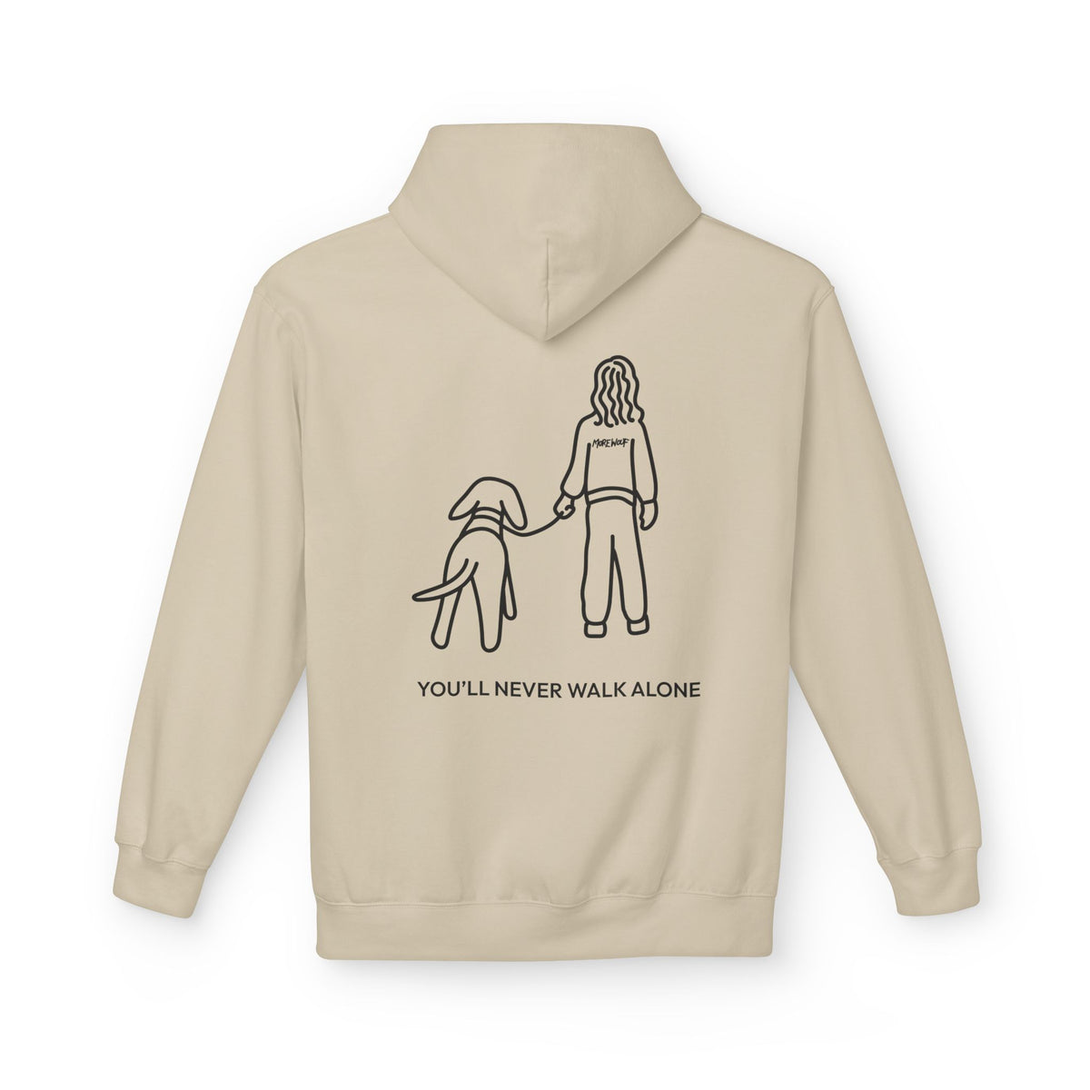 You'll Never Walk Alone (Back Print) | Soft Fleece Hoodie