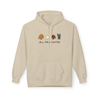 All Dogs Matter | Softstyle Fleece Hoodie | Rescue Collection | Color Collection