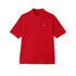 Classic Logo polo shirt in True Red, featuring a small dog head icon