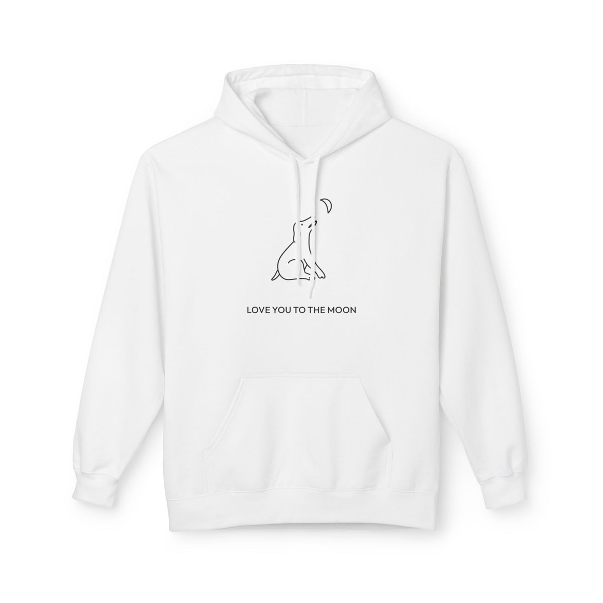 Love You To The Moon | Soft Fleece Hoodie
