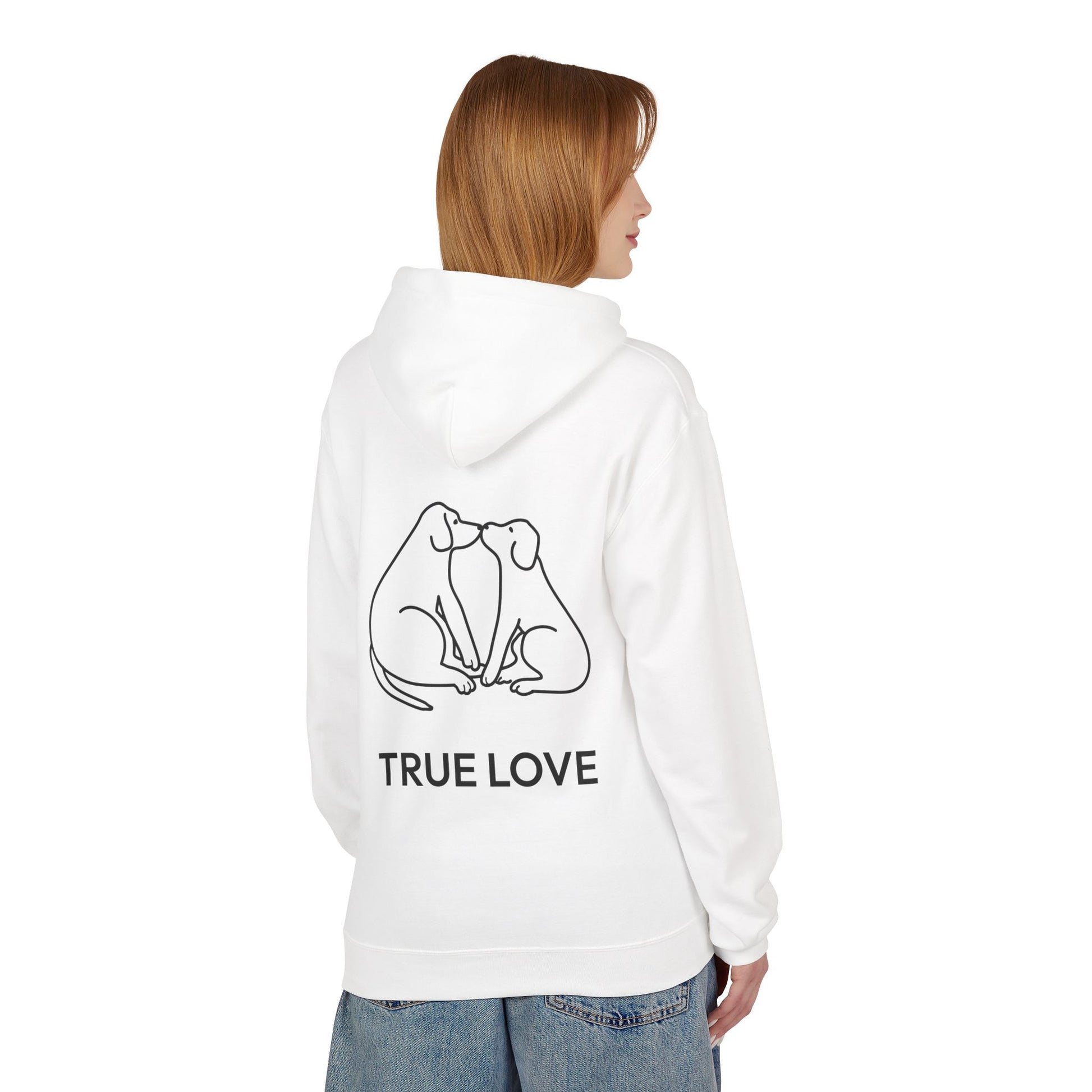 True Love — Softstyle Fleece Hoodie (Back Print)