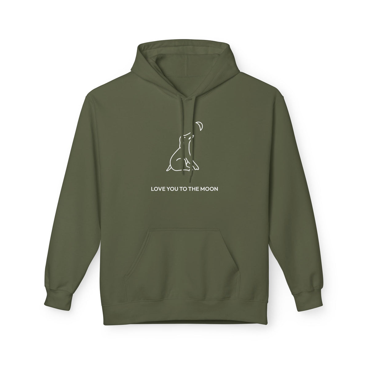 Love You To The Moon | Soft Fleece Hoodie