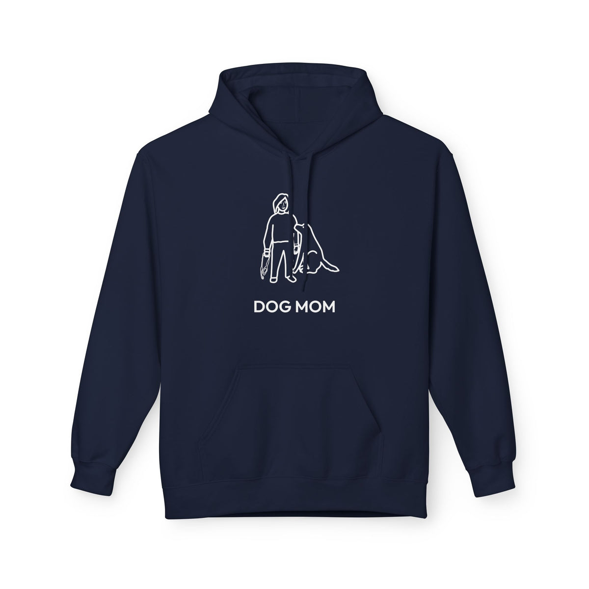 Dog Mom | Soft Fleece Hoodie