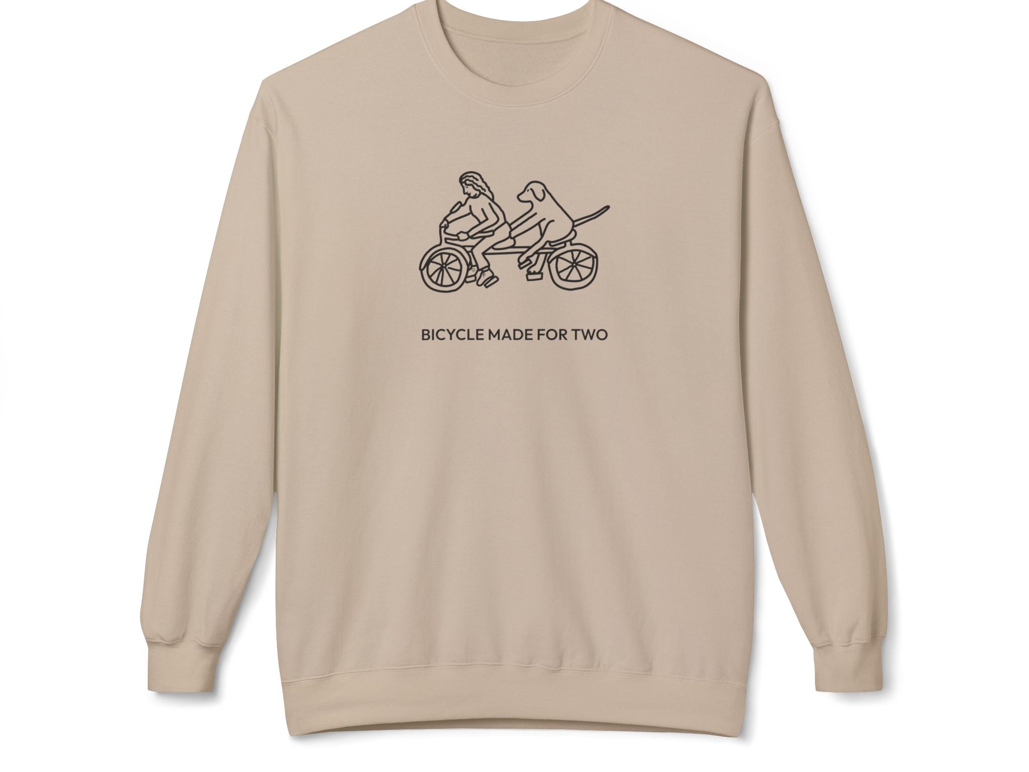 Bicycle Made For Two | Soft Fleece Sweatshirt | Spring Collection