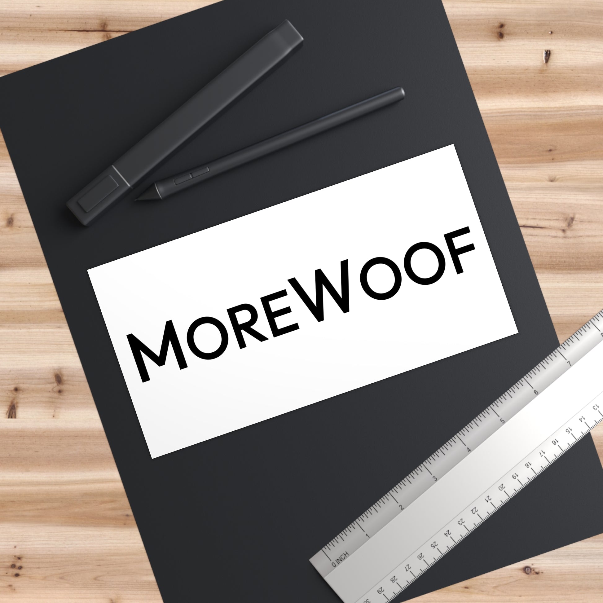 "MoreWoof" Bumper Sticker