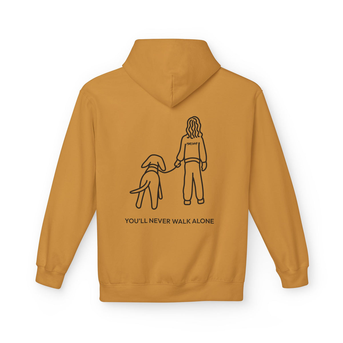 You'll Never Walk Alone (Back Print) | Soft Fleece Hoodie