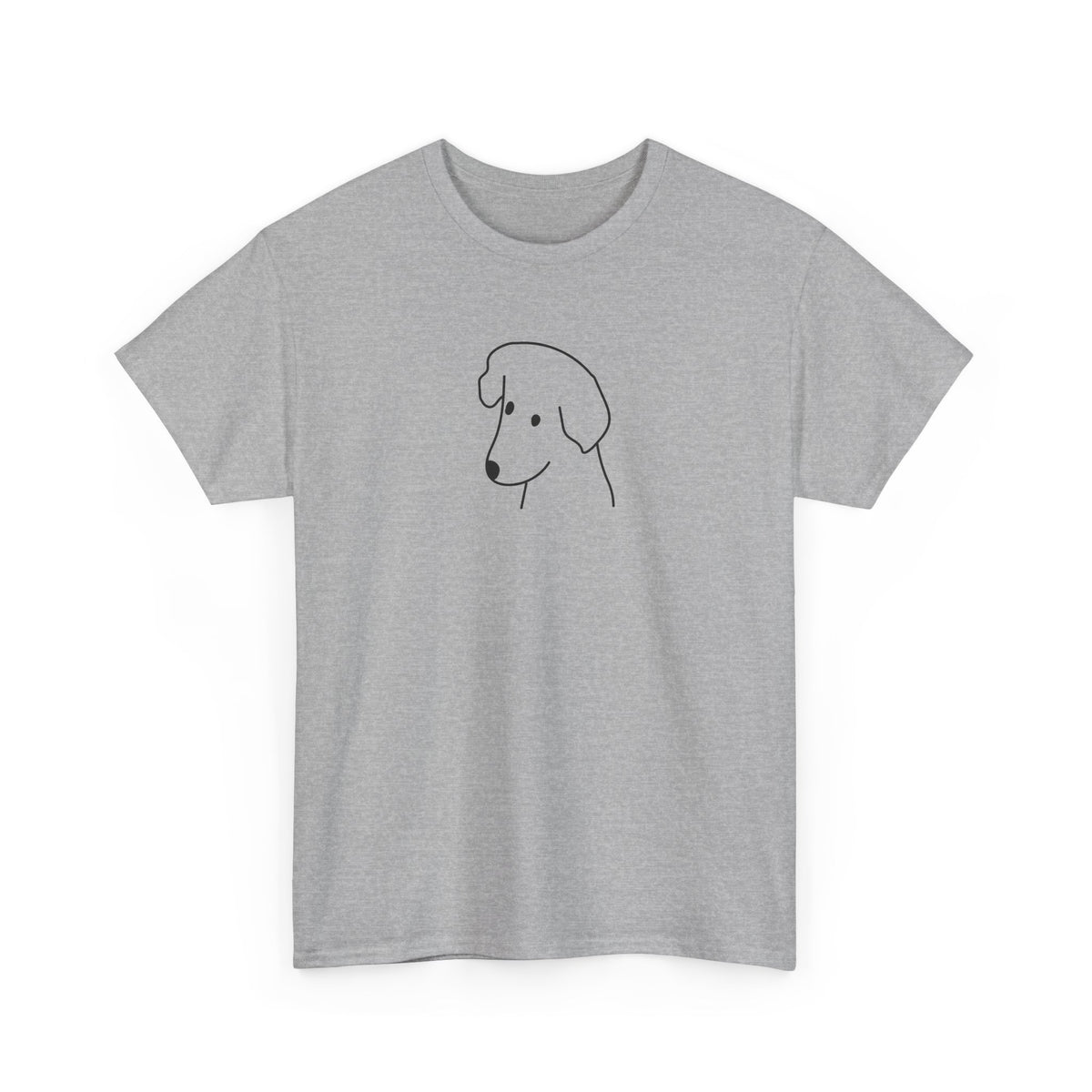 "Happy Dog" | Soft Cotton Tee | Face Time Collection