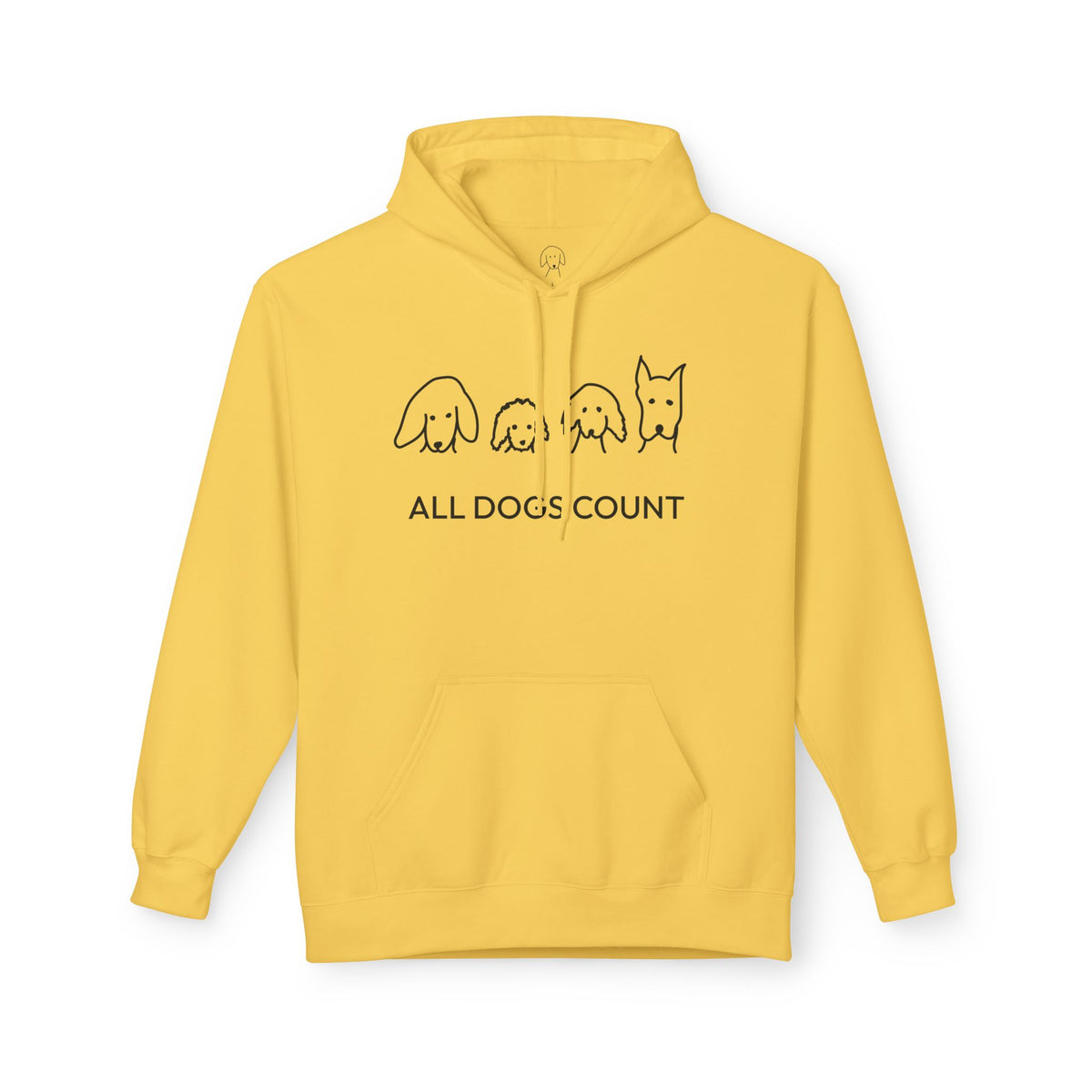 All Dogs Count | Soft Fleece Hoodie | Rescue Collection